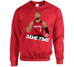 Dame Time Damian Lillard Cartoon Crewneck Sweatshirt T Shirt Dame Time Damian Lillard Cartoon Crewneck Sweatshirt T Shirt