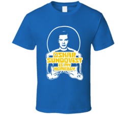 Oskar Sundqvist Is My Homeboy Funny St Louis Hockey T Shirt