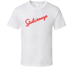 Stolichnaya Vodka Booze Drink T Shirt