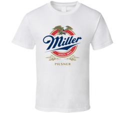 Miller Since 1855 Pilsner Classic Logo T Shirt