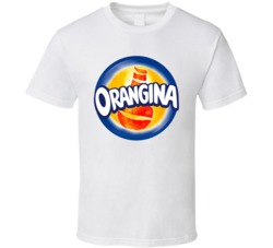Orangina Orange Soda Pop Drink Logo T Shirt