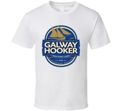 Galway Hooker Irish Dark Lager Beer Drinking T Shirt