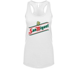 San Miguel Beer Drink Logo Ladies Tanktop