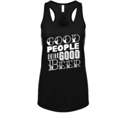 Good People Drink Good Beer Drinking Ladies Tanktop