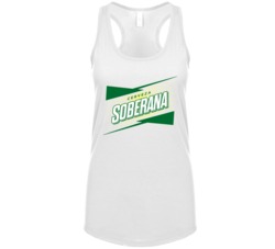 Soberana Cerveza Drink Logo Ladies Tanktop