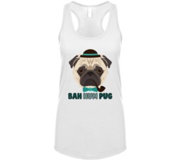Bah Hum Pug Cute Funny Dog Lover Ladies Tanktop Tanktop Bah Hum Pug Cute Funny Dog Lover Ladies Tanktop Tanktop