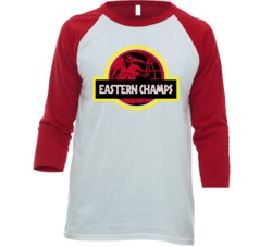 Eastern Champs Kawhi Jurassic Park Toronto Basketball Raglan T Shirt Eastern Champs Kawhi Jurassic Park Toronto Basketball Raglan T Shirt