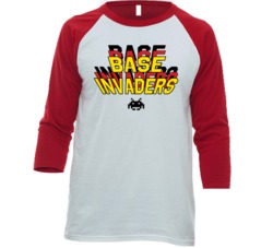 Base Invaders Funny Softball Baseball Team Jersey Raglan T Shirt Base Invaders Funny Softball Baseball Team Jersey Raglan T Shirt
