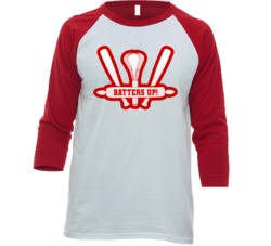 Batters Up Funny Softball Baseball Team Jersey Raglan T Shirt Batters Up Funny Softball Baseball Team Jersey Raglan T Shirt