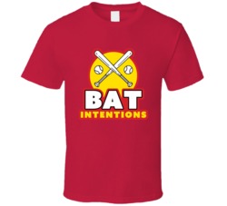 Bat Intentions Funny Softball Baseball Team Jersey T Shirt Bat Intentions Funny Softball Baseball Team Jersey T Shirt