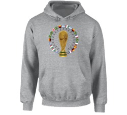 France World Cup 1930 To 2018 Winners Champions Trophy Fan Hoodie