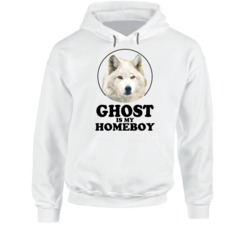 Game Of Thrones Ghost Is My Homeboy Funny Parody Fan Hoodie