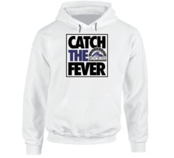 Catch The Fever Colorado Baseball Fan Hoodie