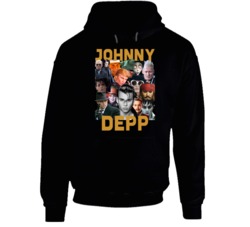 Johnny Depp Movies Mashup Hollywood Actor Fan Hoodie Johnny Depp Movies Mashup Hollywood Actor Fan Hoodie