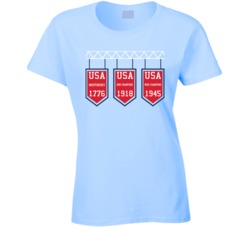 Usa World War Back To Back Champion Banner T Shirt Usa World War Back To Back Champion Banner T Shirt