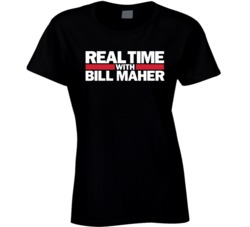 Real Time With Bill Maher Tv Show Logo Fan T Shirt Real Time With Bill Maher Tv Show Logo Fan T Shirt