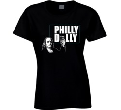 Benjamin Franklin Philly Dilly Philadelphia Football T Shirt Benjamin Franklin Philly Dilly Philadelphia Football T Shirt