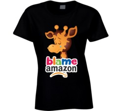 Toys R Us Crying Geoffrey The Giraffe Blame Amazon Fan T Shirt Toys R Us Crying Geoffrey The Giraffe Blame Amazon Fan T Shirt