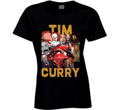 Tim Curry Movies Mashup Hollywood Actor Fan T Shirt Tim Curry Movies Mashup Hollywood Actor Fan T Shirt