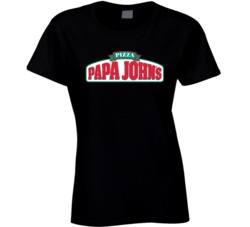 Papa John's Restaurant Foodie Tour Brand Logo Fan T Shirt