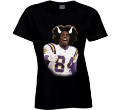 Randy Moss Horns Football Wide Receiver Sports Fan T Shirt Randy Moss Horns Football Wide Receiver Sports Fan T Shirt