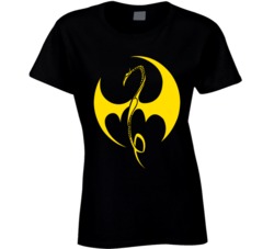 Iron Fist Yellow Logo Netflix Original Fan T Shirt Iron Fist Yellow Logo Netflix Original Fan T Shirt