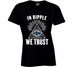 In Ripple Xrp We Trust Cryptocurrency Investor T Shirt