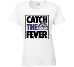 Catch The Fever Colorado Baseball Fan T Shirt