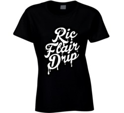 Ric Flair Drip Vintage Embossed Fan T Shirt