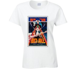 Rock & Rule Retro Movie Poster Fan T Shirt Rock & Rule Retro Movie Poster Fan T Shirt