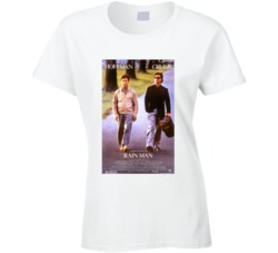 Rain Man Retro Movie Poster Fan T Shirt Rain Man Retro Movie Poster Fan T Shirt
