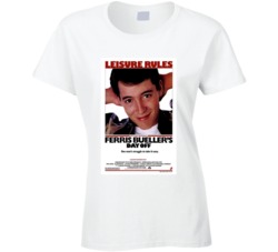 Ferris Bueller's Day Off Retro Movie Poster Fan T Shirt Ferris Bueller's Day Off Retro Movie Poster Fan T Shirt