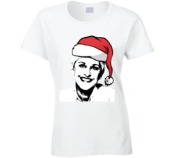 Ellen Degeneres Santa Hat Christmas T Shirt Ellen Degeneres Santa Hat Christmas T Shirt