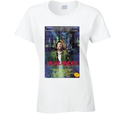 Highlander Retro Movie Poster Fan T Shirt Highlander Retro Movie Poster Fan T Shirt