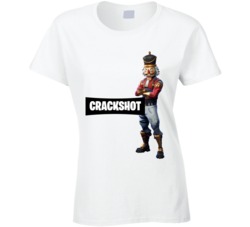 Crackshot Fortnite Skin Video Game Geek Gamer Fan T Shirt Crackshot Fortnite Skin Video Game Geek Gamer Fan T Shirt