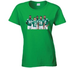 1991 Philadelphia Gang Green Defense Football T Shirt 1991 Philadelphia Gang Green Defense Football T Shirt