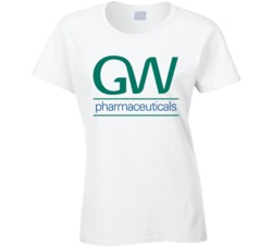 Gw Pharmaceuticals Plc Cannabis Weed Marijuana Company Logo Fan T Shir Gw Pharmaceuticals Plc Cannabis Weed Marijuana Company Logo Fan T Shir
