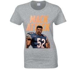 Khalil Mack Attack Chicago Football Cartoon T Shirt Khalil Mack Attack Chicago Football Cartoon T Shirt