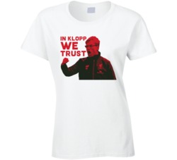 In Klopp We Trust Jurgen Klopp Liverpool Football Soccer T Shirt In Klopp We Trust Jurgen Klopp Liverpool Football Soccer T Shirt