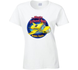 The Magic School Bus Rides Again Logo Netflix Original Fan T Shirt The Magic School Bus Rides Again Logo Netflix Original Fan T Shirt