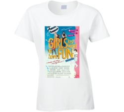 Girls Just Want To Have Fun Retro Movie Poster Fan T Shirt Girls Just Want To Have Fun Retro Movie Poster Fan T Shirt