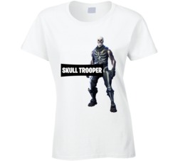 Skull Trooper Fortnite Skin Video Game Geek Gamer Fan T Shirt Skull Trooper Fortnite Skin Video Game Geek Gamer Fan T Shirt