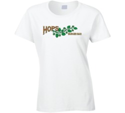 Hops Burger Bar Food Fan T Shirt Hops Burger Bar Food Fan T Shirt