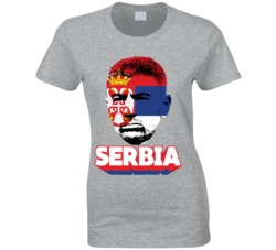 Aleksandar Kolarov Serbia Flag Big Head Fifa World Cup Fan T Shirt Aleksandar Kolarov Serbia Flag Big Head Fifa World Cup Fan T Shirt
