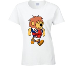 World Cup Willie England 1966 World Cup Mascot Fan T Shirt World Cup Willie England 1966 World Cup Mascot Fan T Shirt