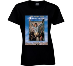 Luke Perry 8 Seconds Rodeo Movie Poster Fan T Shirt Luke Perry 8 Seconds Rodeo Movie Poster Fan T Shirt