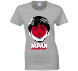Takashi Inui Japan Flag Big Head Fifa World Cup Fan T Shirt Takashi Inui Japan Flag Big Head Fifa World Cup Fan T Shirt