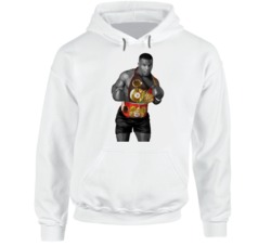 Mike Tyson Three Belts Greatest Fighter Fan Hoodie