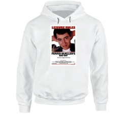 Ferris Bueller's Day Off Retro Movie Poster Fan Hoodie Ferris Bueller's Day Off Retro Movie Poster Fan Hoodie