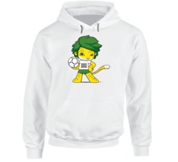 Zakumi South Africa 2010 World Cup Mascot Fan Hoodie Zakumi South Africa 2010 World Cup Mascot Fan Hoodie